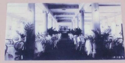 Evolution of Elegance Marker detail - Clubhouse Dining Room. Click for full size. Evolution of Elegance Marker detail - Clubhouse Dining Room image. Click for full size.