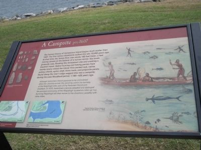 A Campsite pre-1607 Marker. Click for full size. A Campsite pre-1607 Marker image. Click for full size.