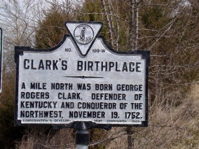 Clark’s Birthplace Marker image. Click for full size.