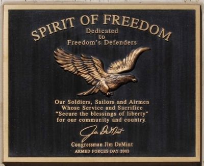 Spirit of Freedom Marker image. Click for full size.