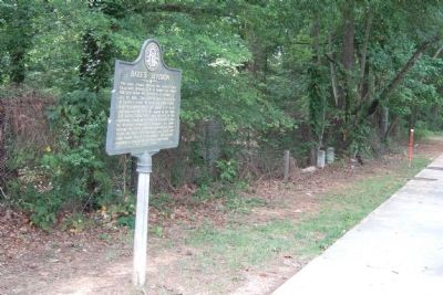 Bates Division Marker on Piedmont Road from direction of Westminister Drive image. Click for full size.