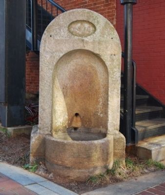Poinsett's Spring Fountain<br>Former Location image. Click for full size.