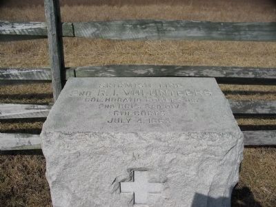 2nd Rhode Island Volunteers Marker. Click for full size. 2nd Rhode Island Volunteers Marker image. Click for full size.