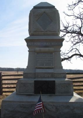 26th Pennsylvania Infantry Monument. Click for full size. 26th Pennsylvania Infantry Monument image. Click for full size.