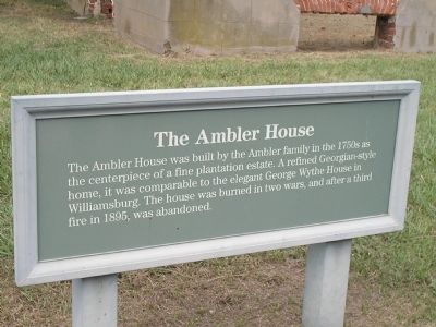 The Ambler House Marker image. Click for full size.