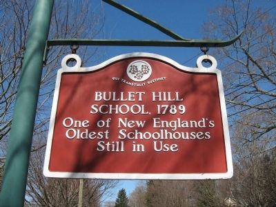 Bullet Hill School Marker image. Click for full size.