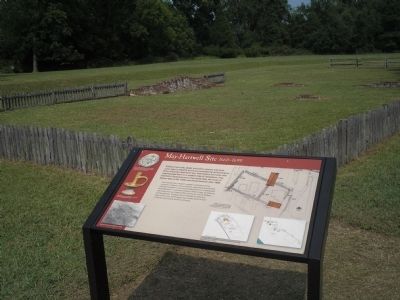 Marker in Historic Jamestowne. Click for full size. Marker in Historic Jamestowne image. Click for full size.