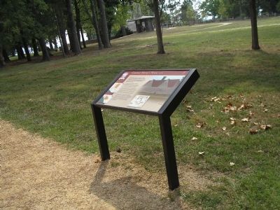 Marker in Historic Jamestowne. Click for full size. Marker in Historic Jamestowne image. Click for full size.