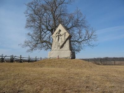 First Massachusetts Infantry Monument. Click for full size. First Massachusetts Infantry Monument image. Click for full size.