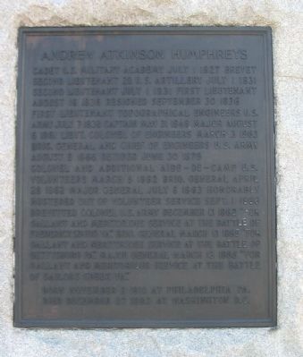 Front Plaque. Click for full size. Front Plaque image. Click for full size.