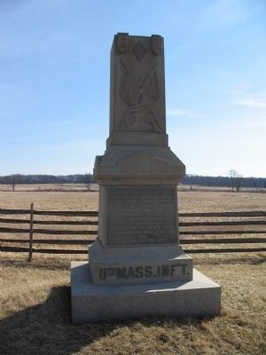 11th Massachusetts Infantry Monument image. Click for full size.