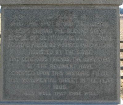 Close Up of Front Inscription. Click for full size. Close Up of Front Inscription image. Click for full size.