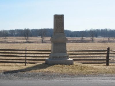 11th Massachusetts Infantry Monument. Click for full size. 11th Massachusetts Infantry Monument image. Click for full size.