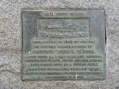 Old City Plaza Marker. Click for full size. Old City Plaza Marker image. Click for full size.