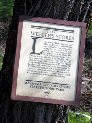 Weller’s Store Marker image. Click for full size.