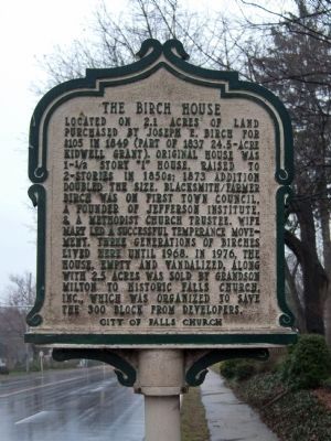 The Birch House Marker image. Click for full size.