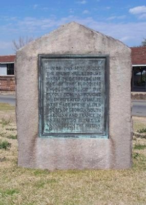 Spring Hill Redoubt Marker as mentioned.. Click for full size. Spring Hill Redoubt Marker as mentioned. image. Click for full size.