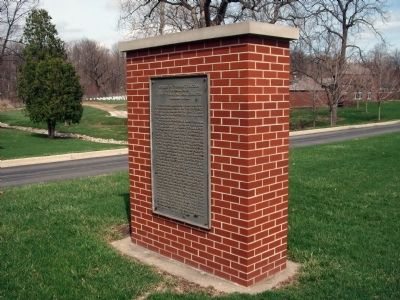 Right Front - - Address by President Lincoln Marker image. Click for full size.