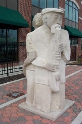 Jazz Statue near Marker image. Click for full size.