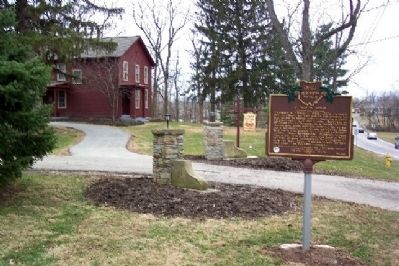 Livingston House and Marker. Click for full size. Livingston House and Marker image. Click for full size.