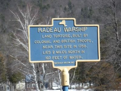 Radeau Warship Marker image. Click for full size.