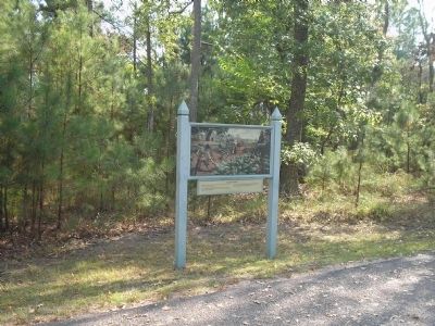 Marker on Jamestown Island. Click for full size. Marker on Jamestown Island image. Click for full size.