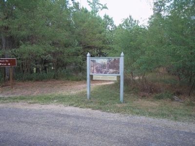 Marker on Jamestown Island. Click for full size. Marker on Jamestown Island image. Click for full size.