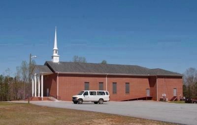 The current Springfield Baptist Church, built in 1994 image. Click for full size.