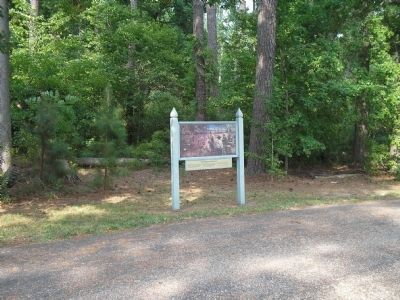 Marker on Jamestown Island. Click for full size. Marker on Jamestown Island image. Click for full size.