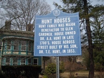 Hunt Houses Marker. Click for full size. Hunt Houses Marker image. Click for full size.