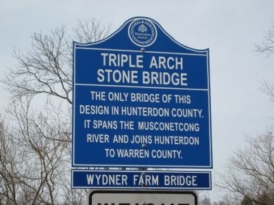Triple Arch Stone Bridge Marker. Click for full size. Triple Arch Stone Bridge Marker image. Click for full size.