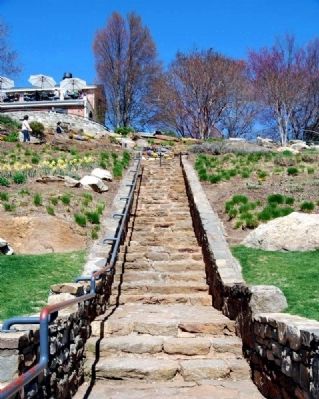 Staircase Leading from Falls Park<br>to the West End and Falls Cottage. Click for full size. Staircase Leading from Falls Park<br>to the West End and Falls Cottage image. Click for full size.