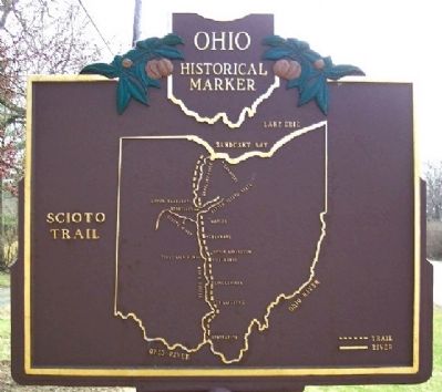 Scioto Trail Marker (Side B) image. Click for full size.