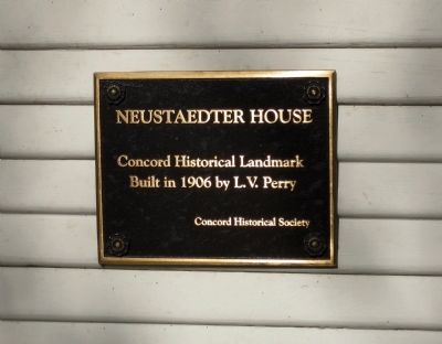 Neustaedter House Marker image. Click for full size.