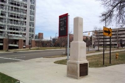 NECKO Neighborhood / E. J. McMillen Homestead Addition Marker. Click for full size. NECKO Neighborhood / E. J. McMillen Homestead Addition Marker image. Click for full size.