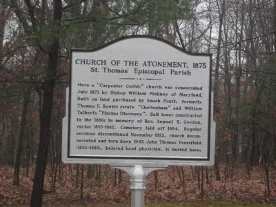 Church of the Atonement, 1875 Marker image. Click for full size.
