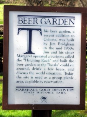Beer Garden Marker. Click for full size. Beer Garden Marker image. Click for full size.