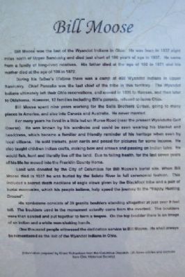 Bill Moose [Crowfoot] Biography image. Click for full size.