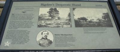 Bigelow's Desperate Stand Marker. Click for full size. Bigelow's Desperate Stand Marker image. Click for full size.