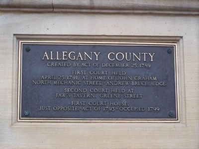 Allegany County Marker image. Click for full size.