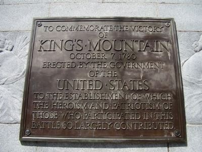 King's Mountain Marker. Click for full size. King's Mountain Marker image. Click for full size.