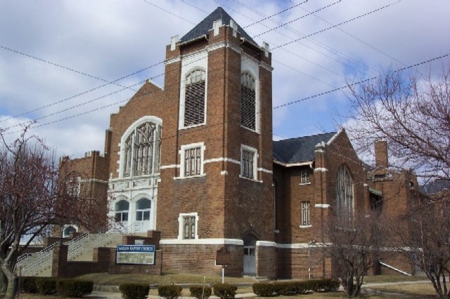 Shiloh Baptist Church and Marker