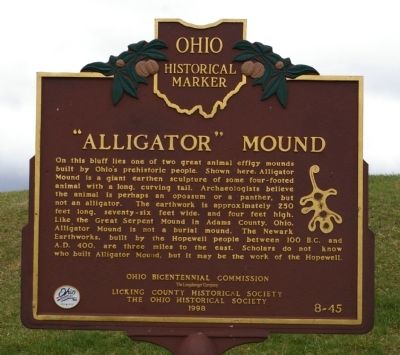 "Alligator" Mound Marker image. Click for full size.