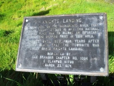 Knights Landing Marker. Click for full size. Knights Landing Marker image. Click for full size.
