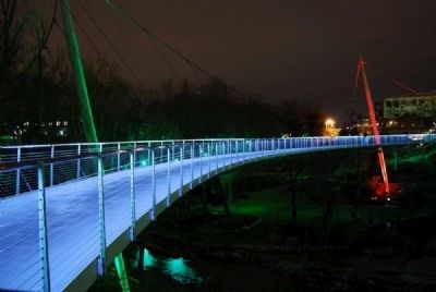 Liberty Bridge at Night image. Click for full size.