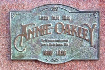 Little Sure Shot<br>Annie Oakley image. Click for full size.