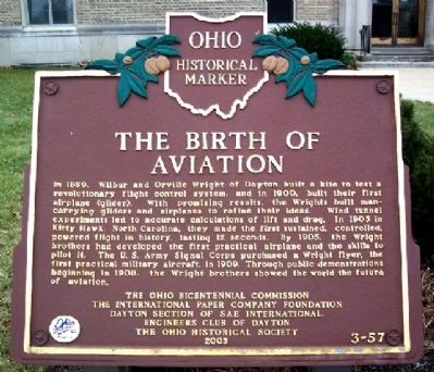 The Birth of Aviation Marker image. Click for full size.