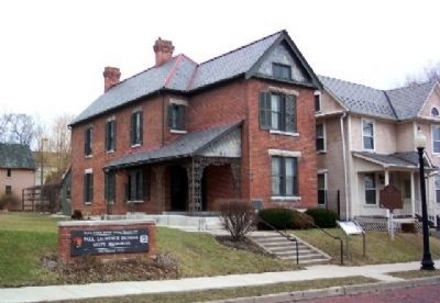 Paul Laurence Dunbar Home and Marker image. Click for full size.