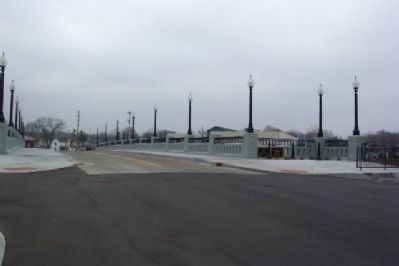 Paul Laurence Dunbar Street Bridge and Markers. Click for full size. Paul Laurence Dunbar Street Bridge and Markers image. Click for full size.
