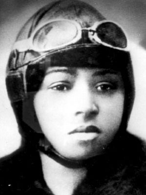 Bessie Coleman image. Click for full size.